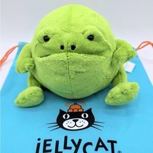 Jellycat Ricky Rain Frog, BNWT, with Jellycat dust bag, Authentic Jellycat, Rare